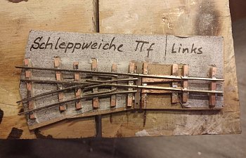 TTf Schleppweiche ,jetzt wird's noch kleiner