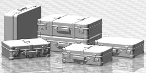 Kleine Koffersammlung für den Resin-Drucker