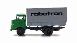 Kraftfahrzeug, ''Robotron'', LKW, IFA W50L Pritsche, Plane, grün, - 03 - Art.-Nr. Hädl, 25017.jpg