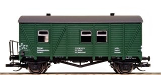 Güterwagen, ''Bauzugwagen 401'' - Wohnwagen, gedeckt, Bauart Oppeln der DR, EP.III - 04 - Art....jpg