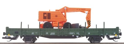 Güterwagen, Bauzugwagen, Rungenwagen, Bauart Ks 3300 der DR, EP.IV - 04 - Art.-Nr. Busch, SET ...jpg