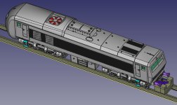Die Henschel-BBC DE2500 (BR202) in TT entsteht
